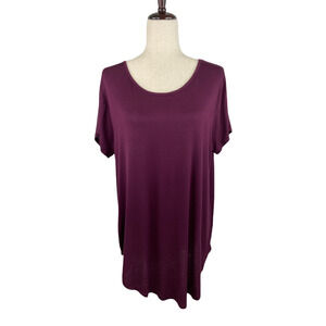 NWT Sheila Rose Womens Criss Cross Back Short Sleeve Top Plus Size 2X